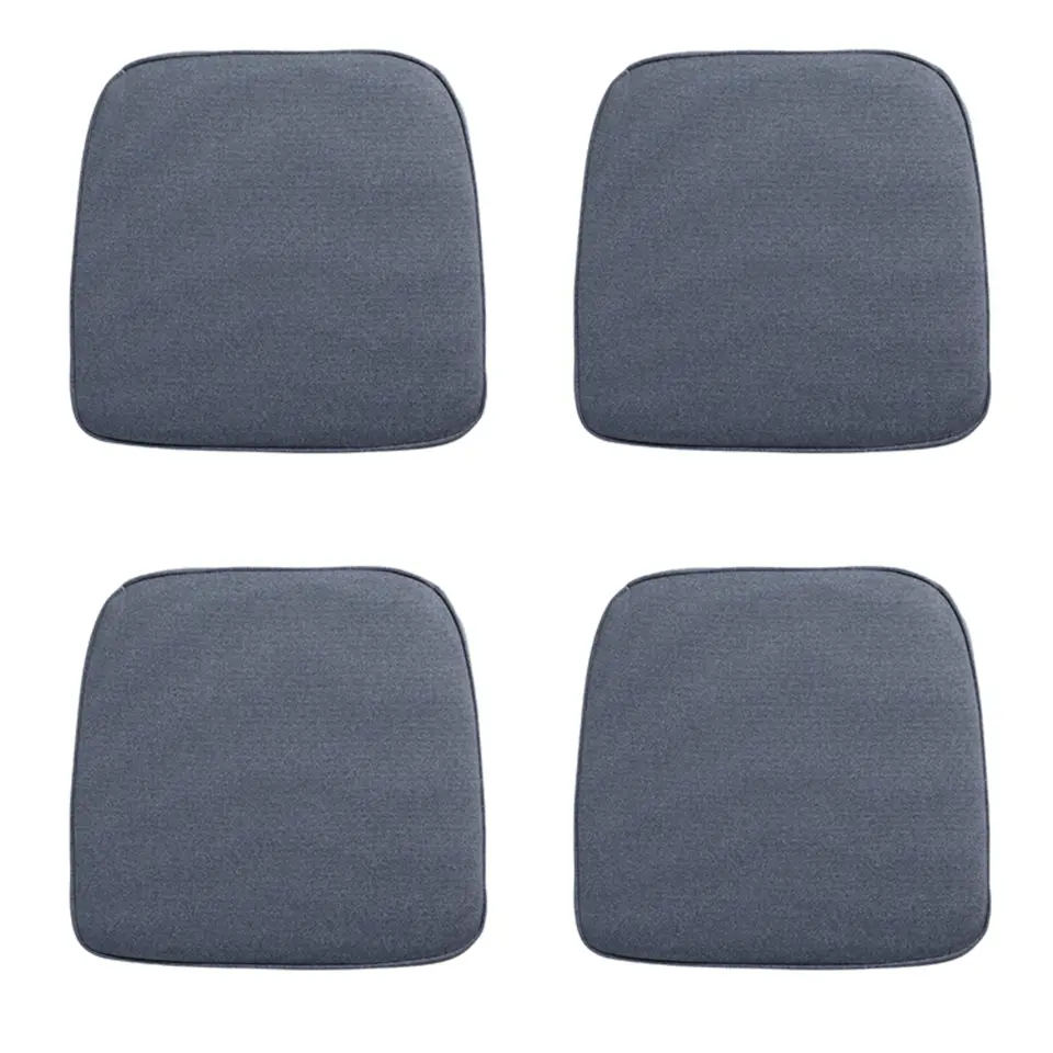 Madison - Zitkussen Wicker Manchester denim grey - Ca. 48x48 cm - Set van 4