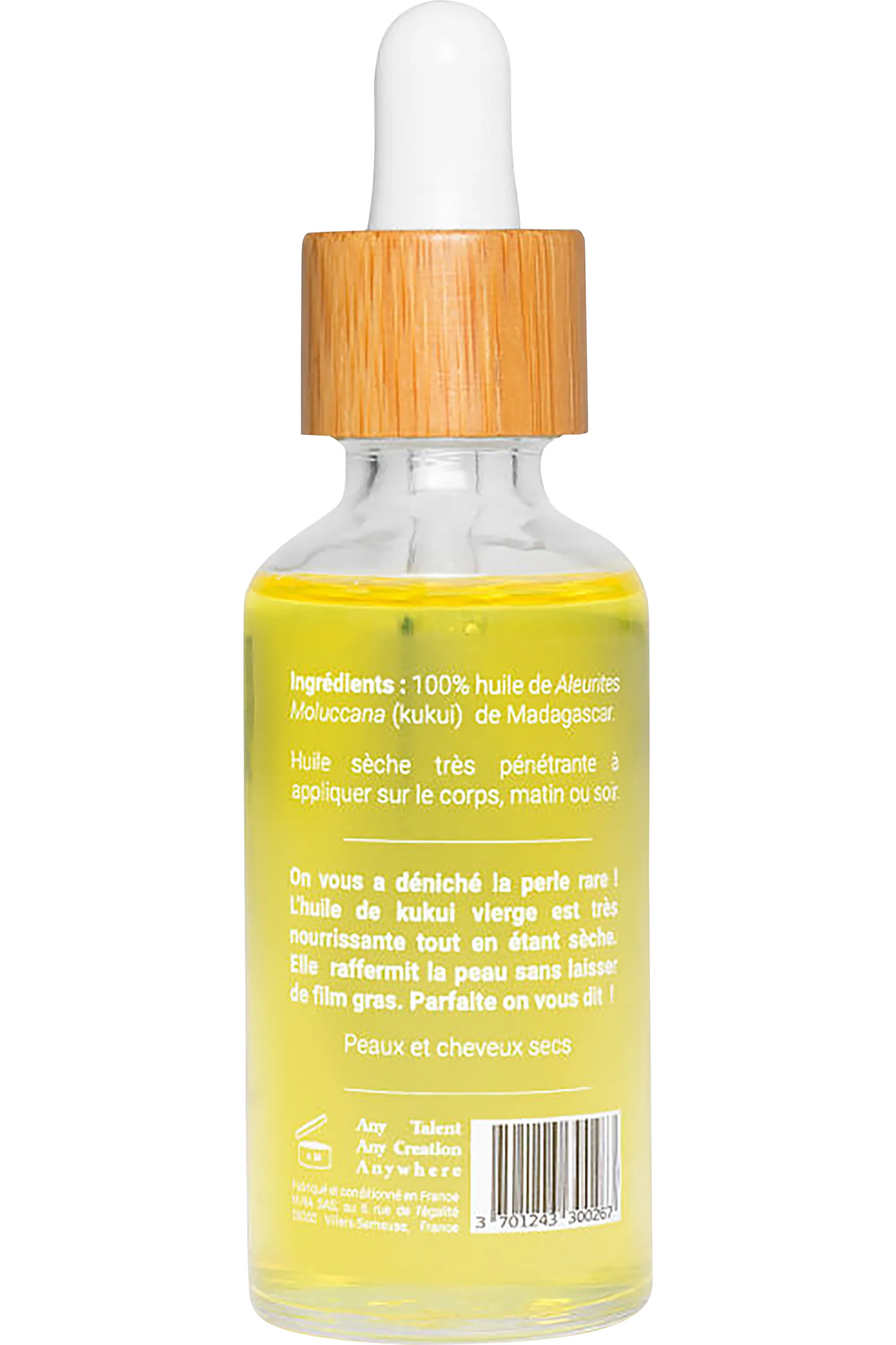 My Mira Huile de kukui pure-50 ml