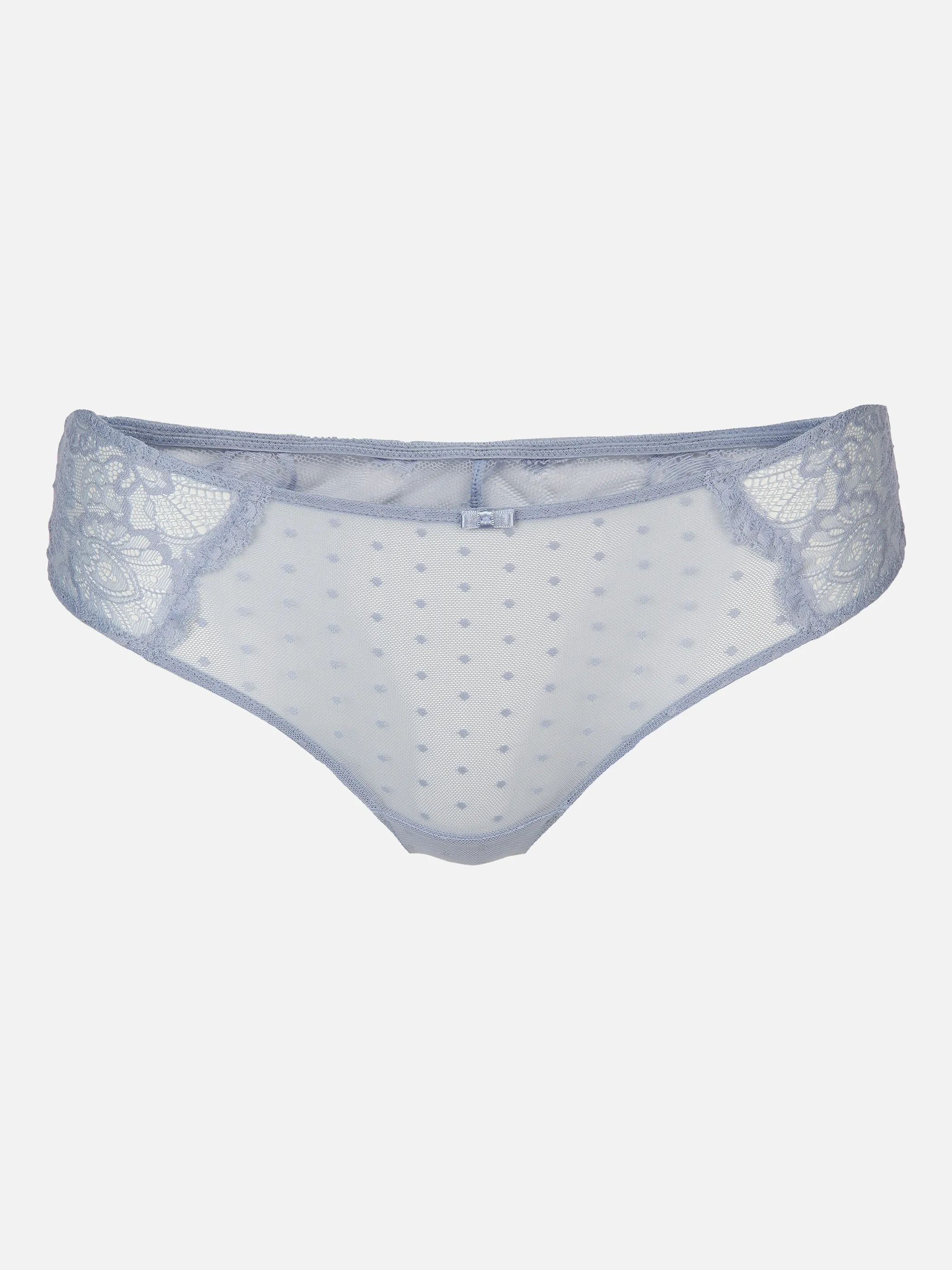 Damen String Panty mit Tüll und Spitze