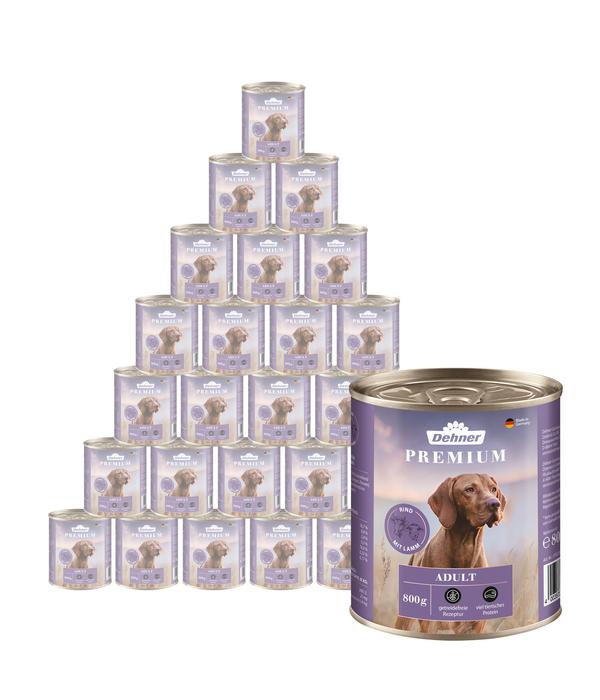 Dehner Premium Nassfutter für Hunde Adult