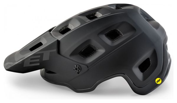 Casque All-mountain MET Terranova Mips Noir Mat Brillant