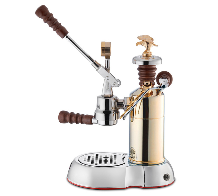 Machine expresso à levier LA PAVONI Esperto Competente LPLESC01EU Inox Or