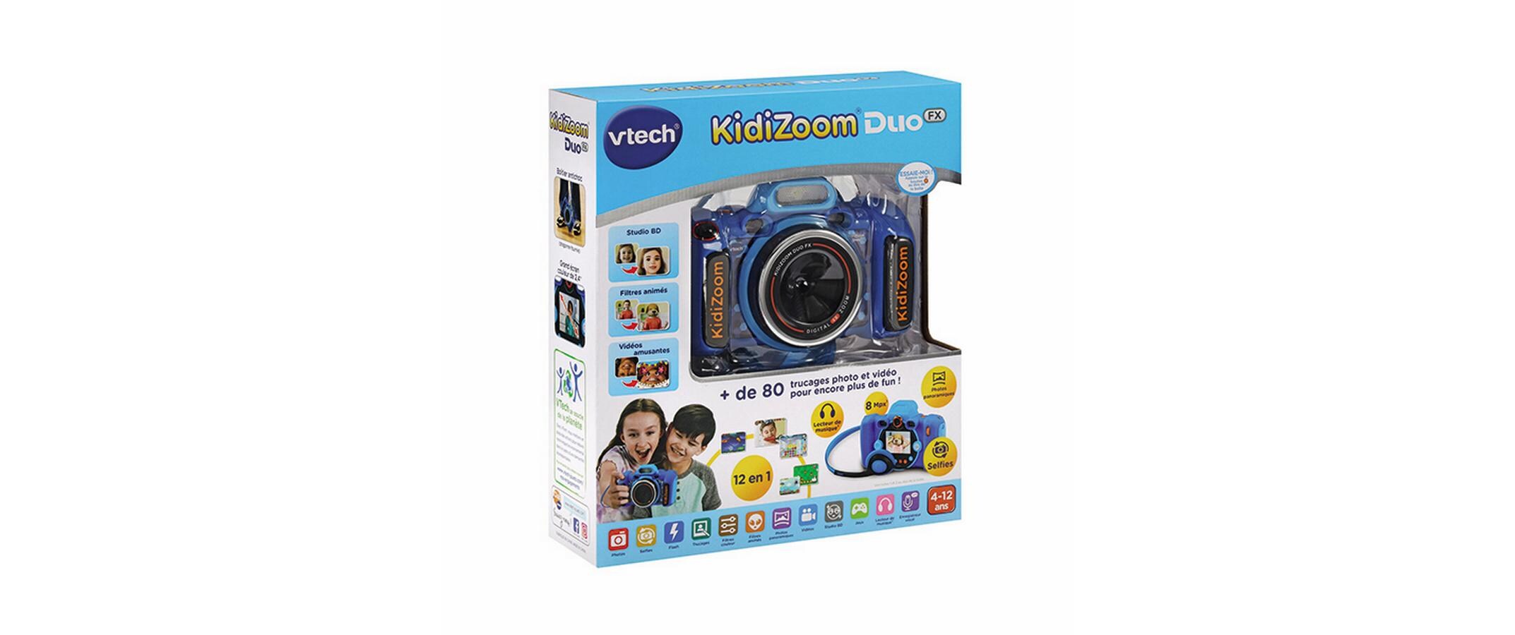 Kinderkamera Kidizoom Duo FX -FR- BlauMultifunktionale Digitalkamera mit integriertem Blitz