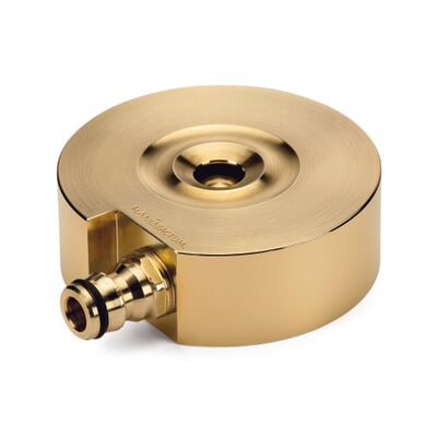 Manufactum Bodenregner Messing gedreht
