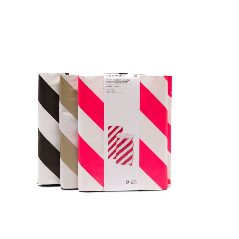 Paper Poetry Bodenbeutel gestreift M