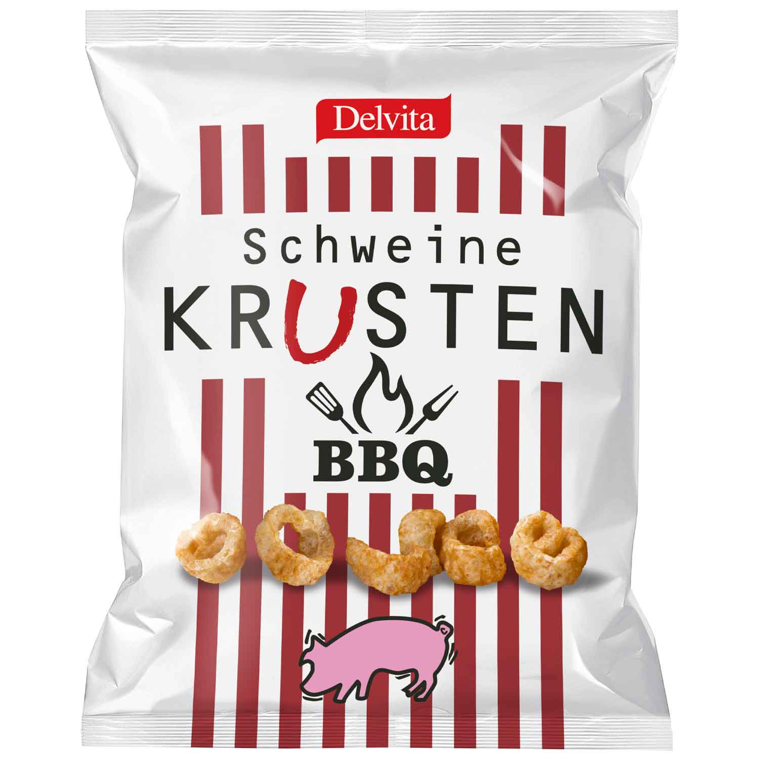 Delvita Schweinekrusten BBQ 125g MHD:5.5.25