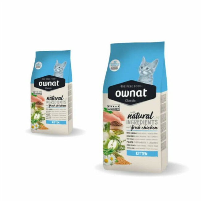 Croquettes Ownat Classic Kitten pour chaton