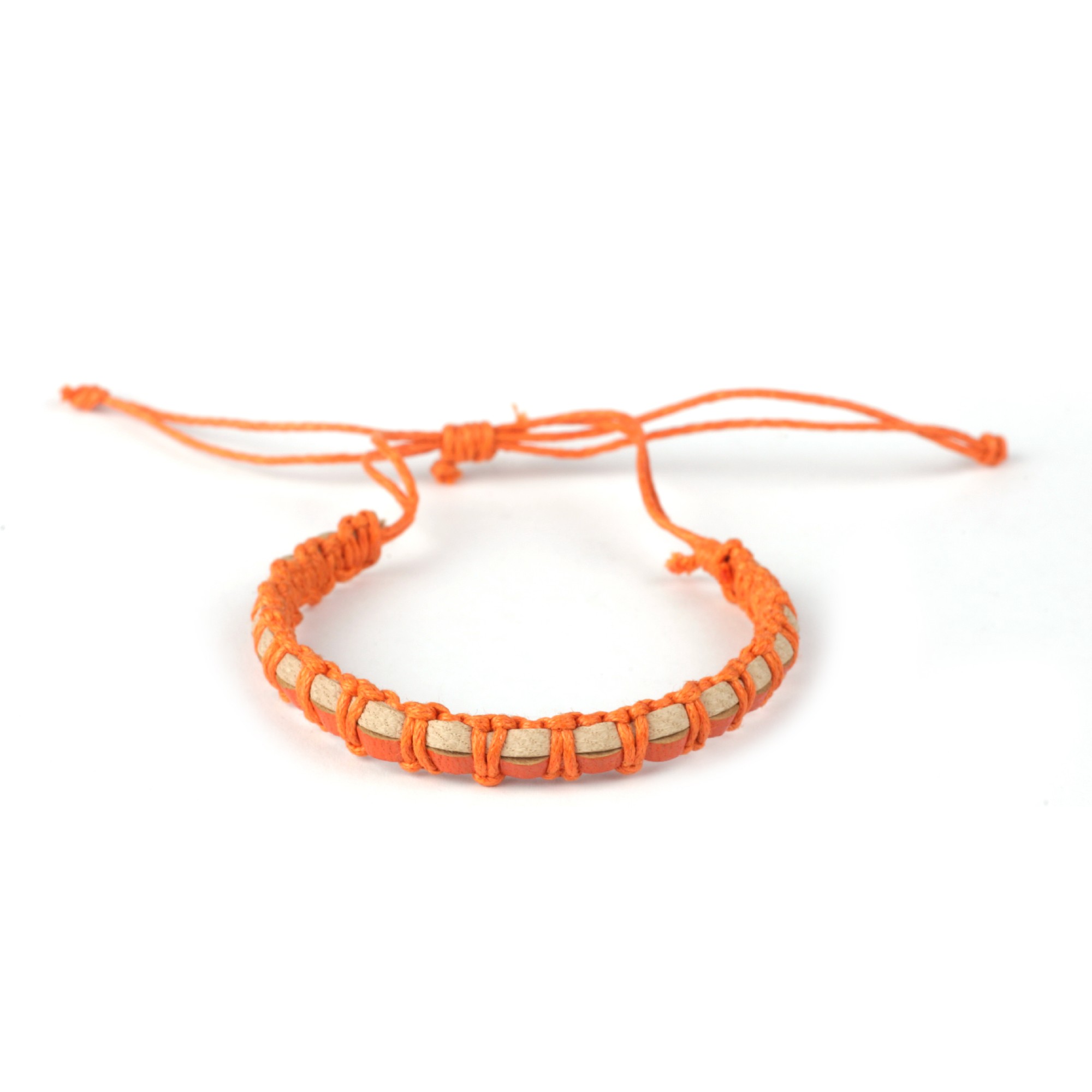 Armband 'Jeremiah', orange, T 4,5 cm, B 0,5 cm, H 0,5 cm günstig bestellen