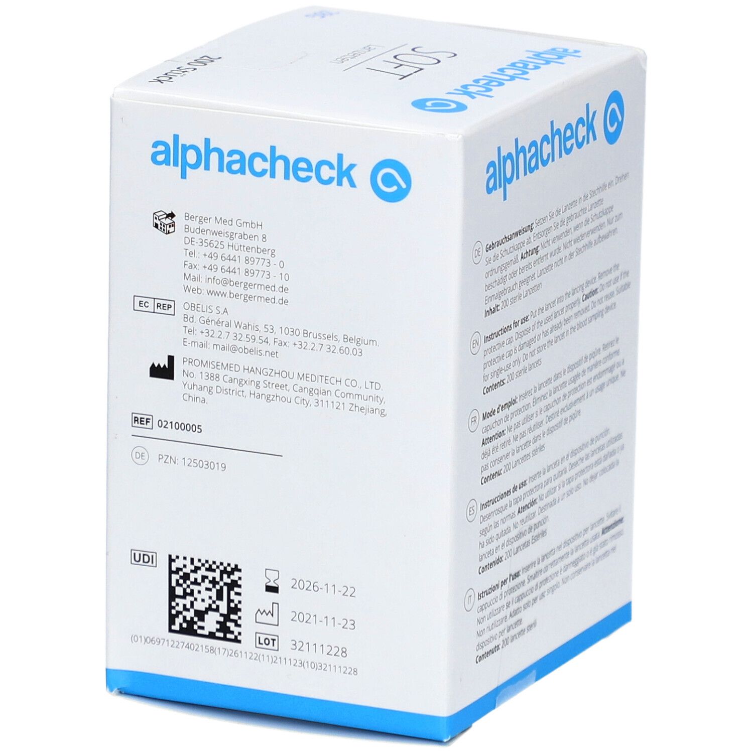 alphacheck soft Lanzetten 28 G