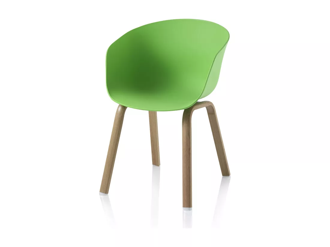 Set de 4 Chaises OAKLAND vert