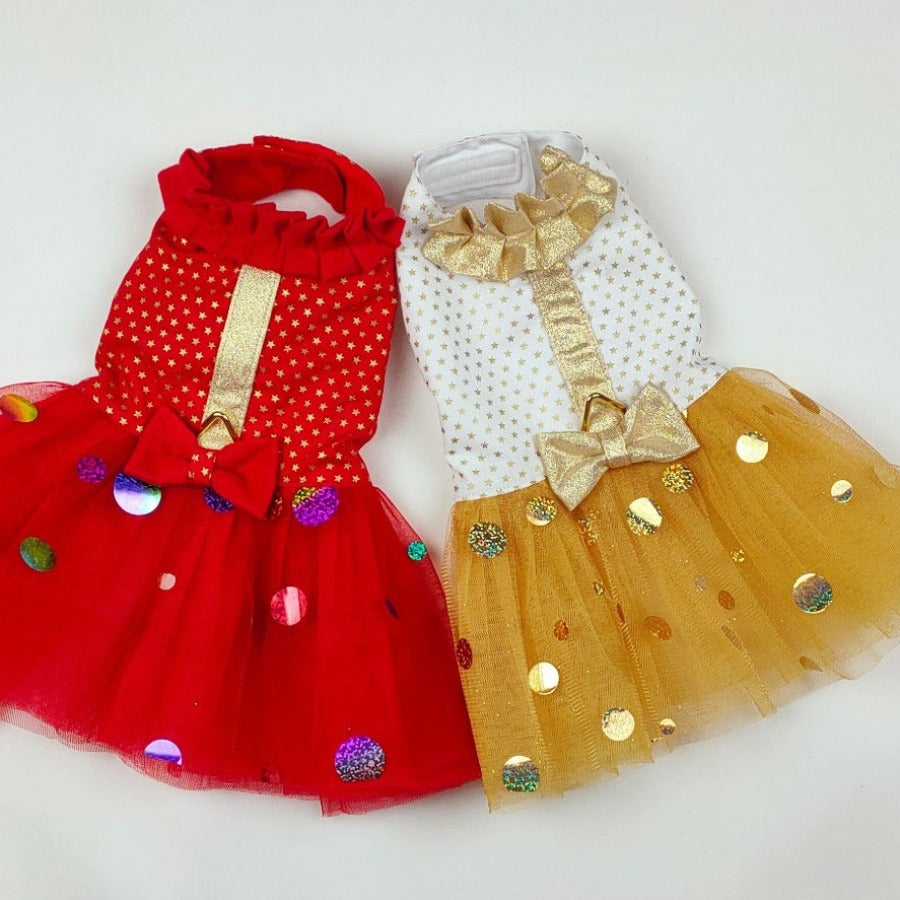 Vestido de festa ideal para cães