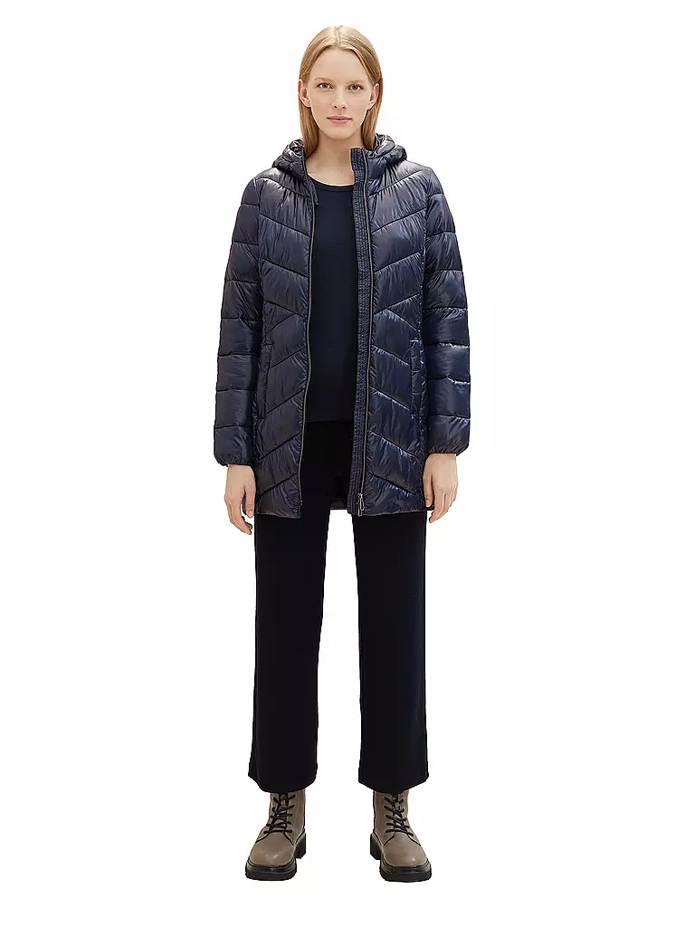 TOM TAILOR Steppmantel blau