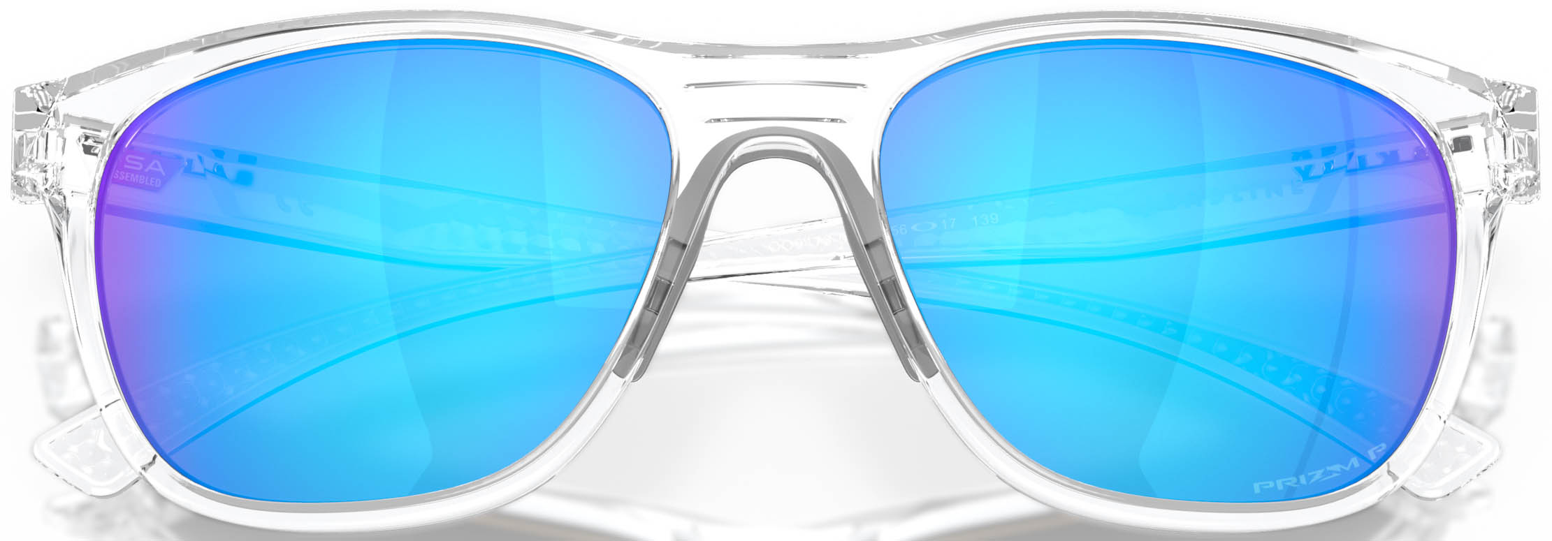 Leadline 0856/Polished Clear w/Prizm Sapphire Polarized