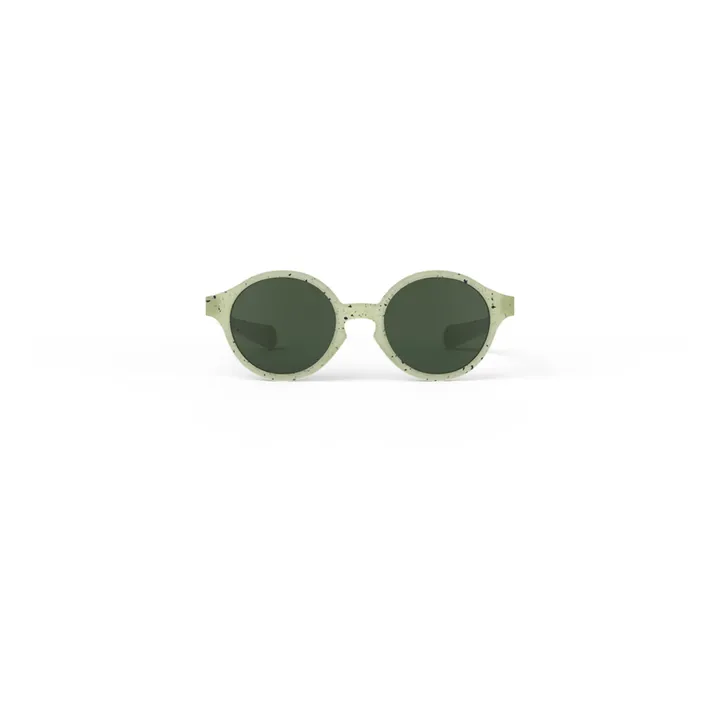 IZIPIZI Lunettes de Soleil #B Effet Moucheté Bébé | Vert d'eau