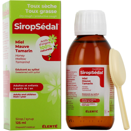 SiropSédal Sirop Toux grasse et sèche - Pharmacie des Drakkars