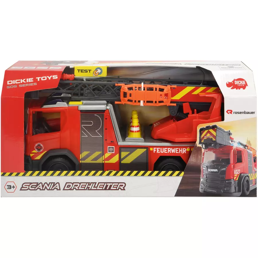 DICKIE Toys Scania Drehleiter Feuerwehr