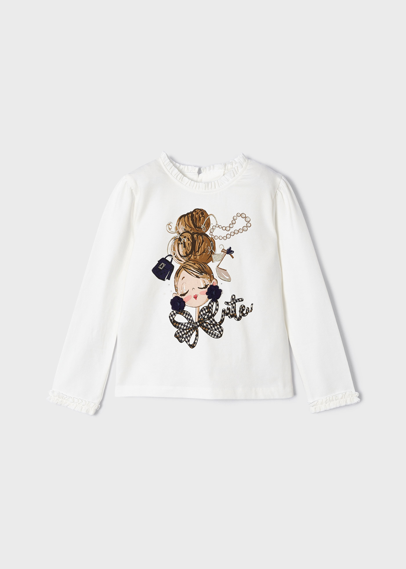 Camiseta estampada Better Cotton para meninas