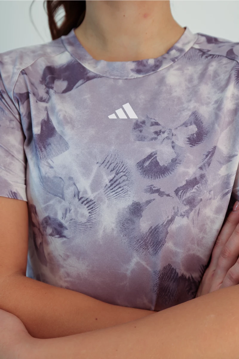 adidas Performance Train Essentials AOP Flower Tie-Dye Damen T-Shirt