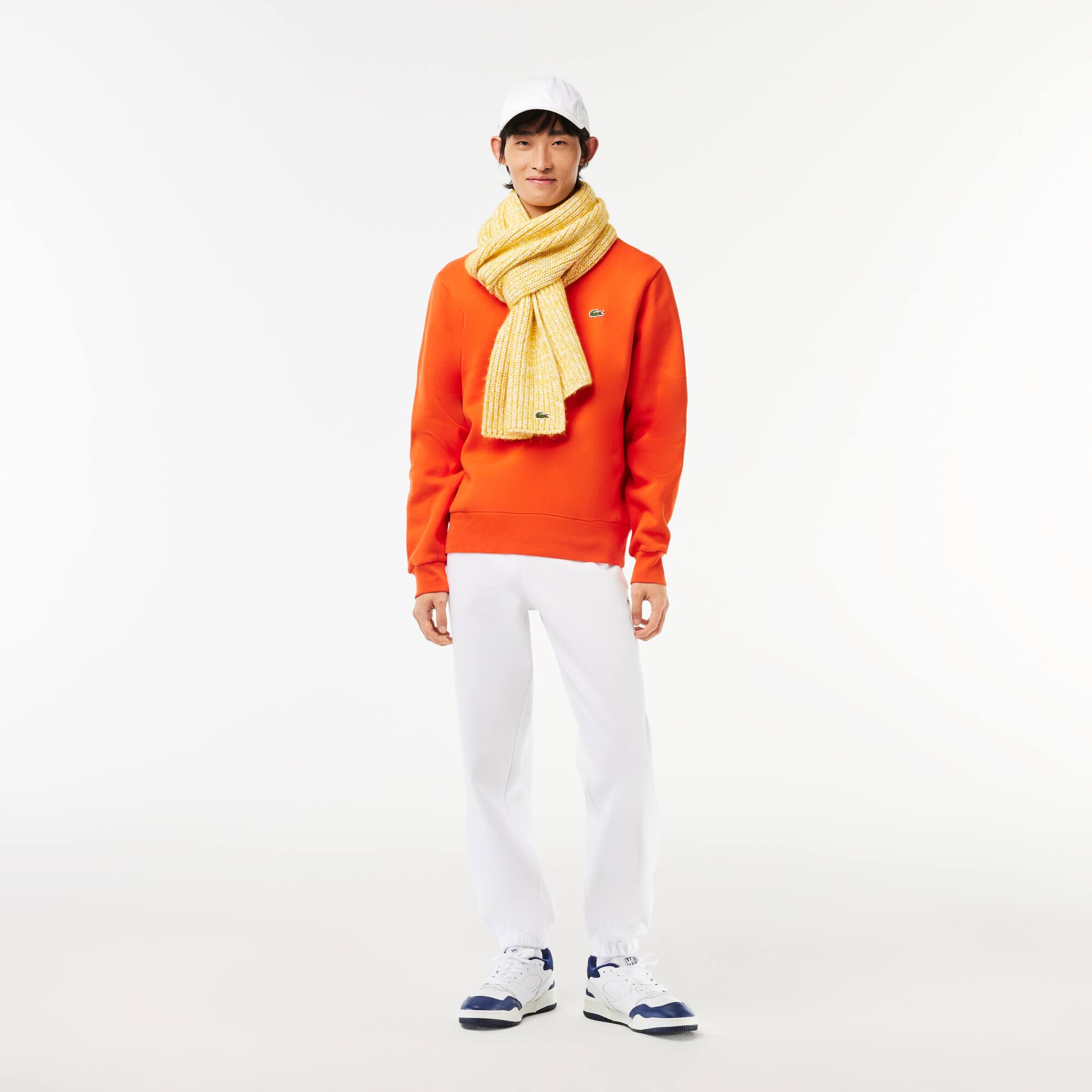 Pantalon de survêtement Jogger homme Lacoste en molleton gratté Pantalons de survêtement - Blanc - Lacoste - Homme