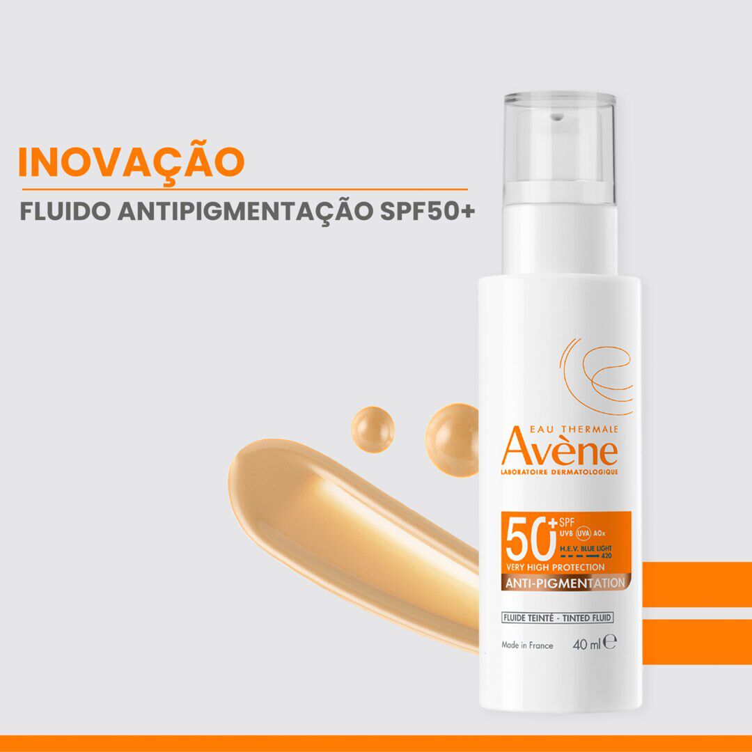 AVENE  Protetor Solar Fluído Anti-Pigmentação SPF50 - 40ml