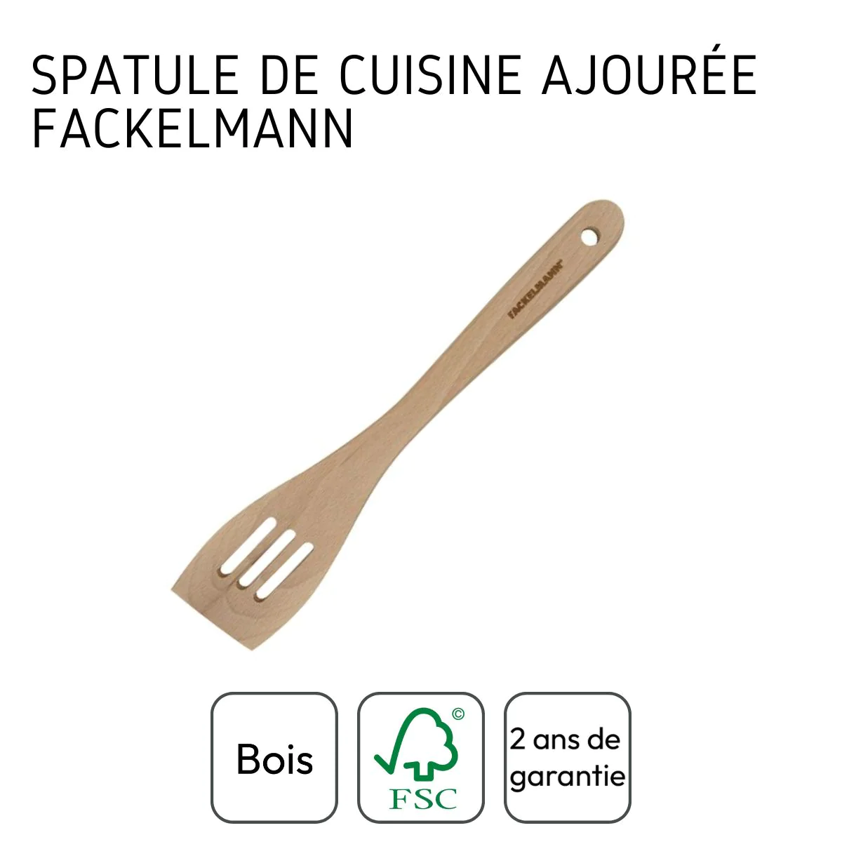 Spatule de cuisine ajourée 30 cm Eco Friendly Fackelmann