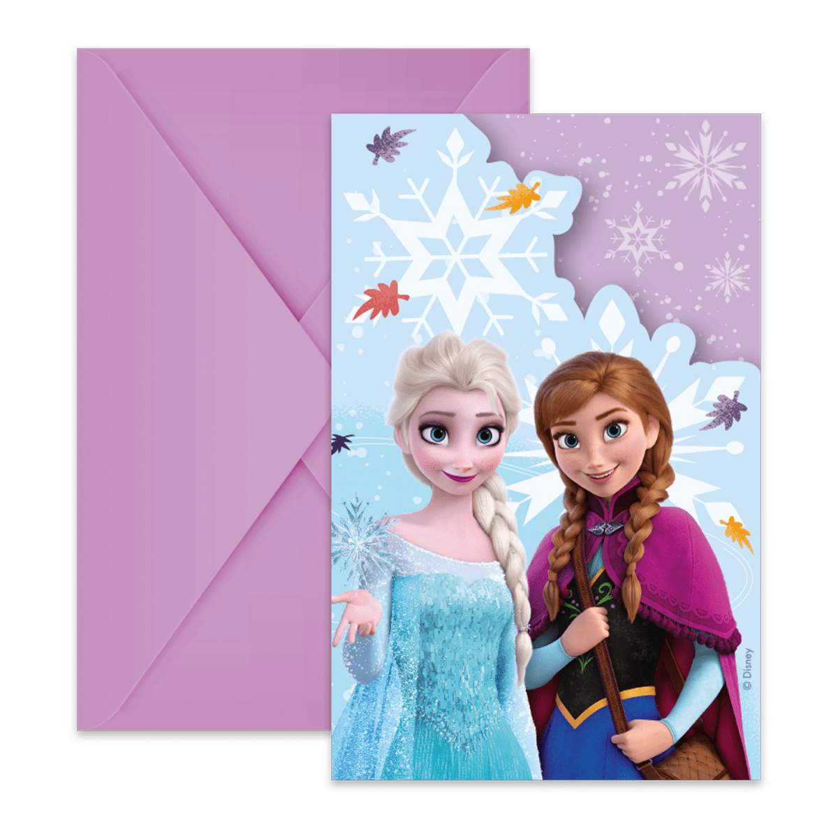Frozen Uitnodigingen 6st