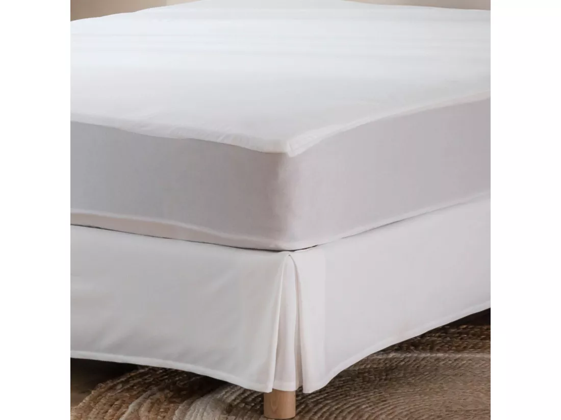Protège matelas bouclette imperméable - bonnet 27 cm 200x200 - SERENITE