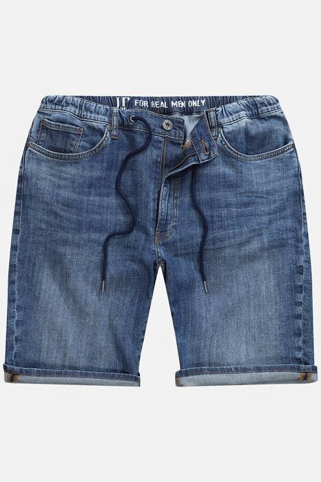 JP1880 Jeansbermuda, Lightweight, Schlupfbund, Modern Straight Fit, bis 8 XL, blue denim | Ulla Popken