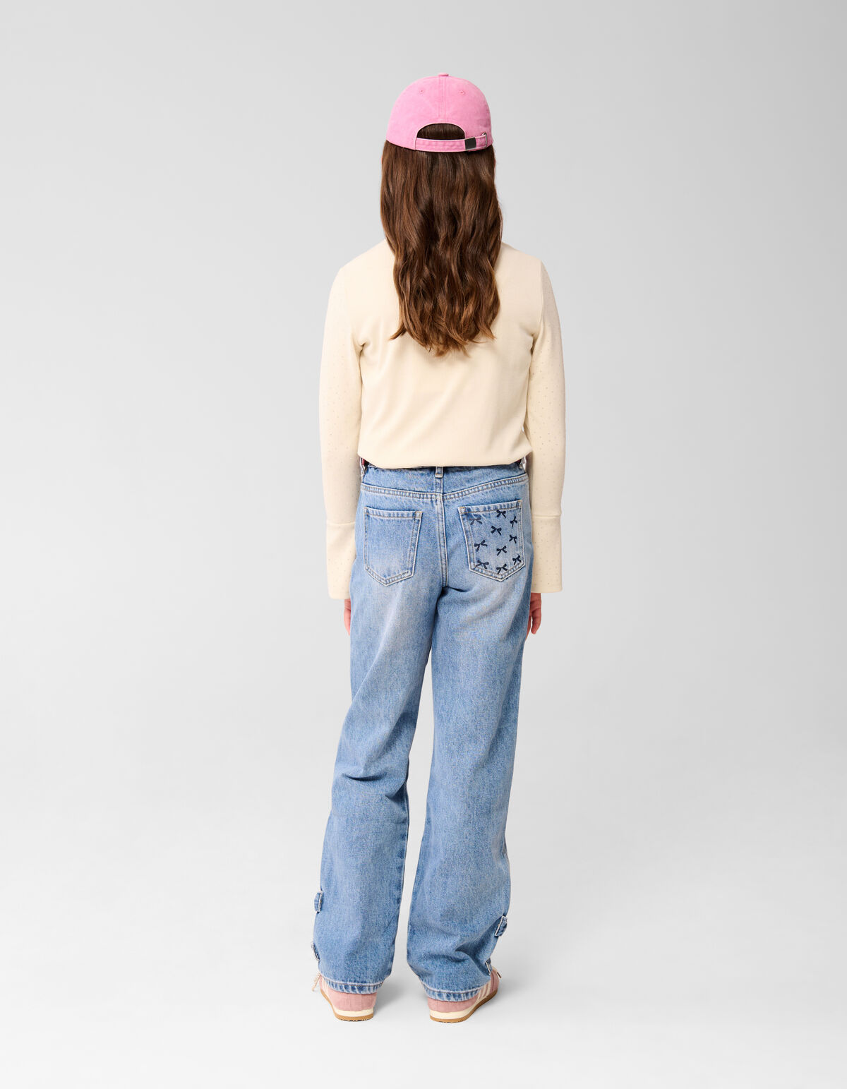 Strik Wide Leg Fit Jeans Blauw