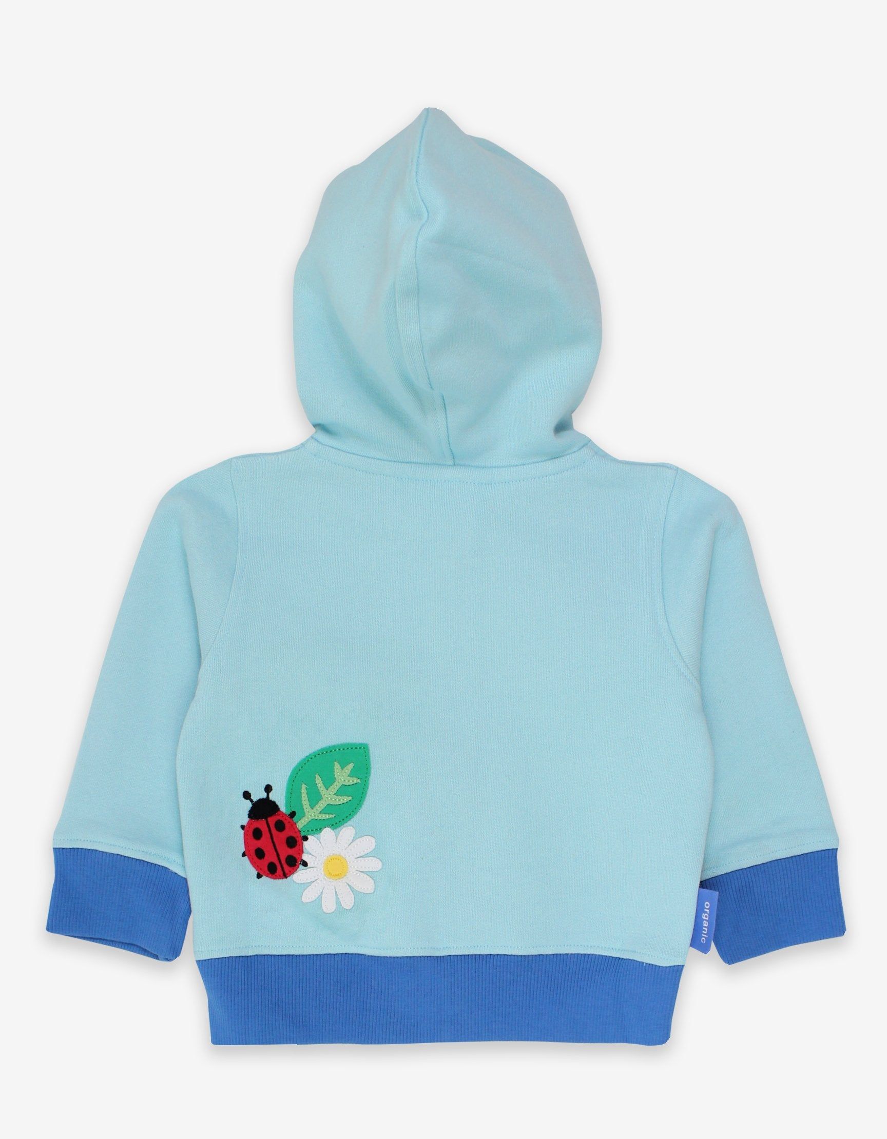 Toby Tiger Hoodie mit Marienkäfer Applikation