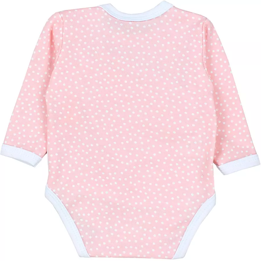 TupTam Baby Langarm Wickelbody 5er Pack rosa Modell 1