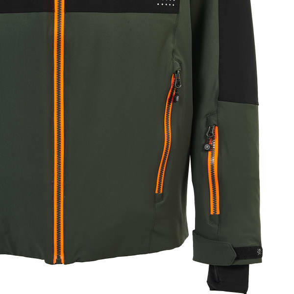 Veste de ski WATTS XBLOW FOREST GREEN/ORANGE