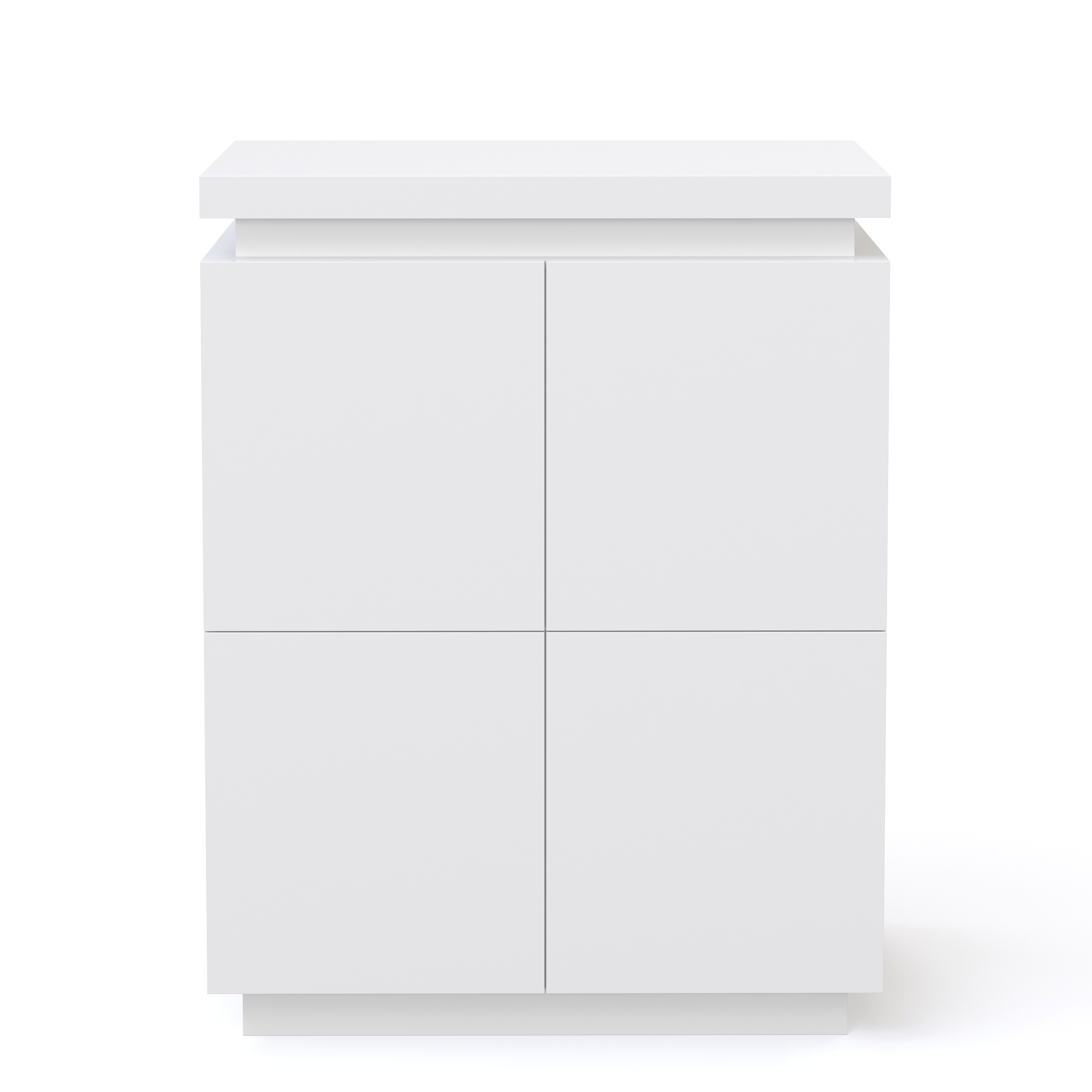 Kommode LED ENRICO 96 x 125 cm weiss