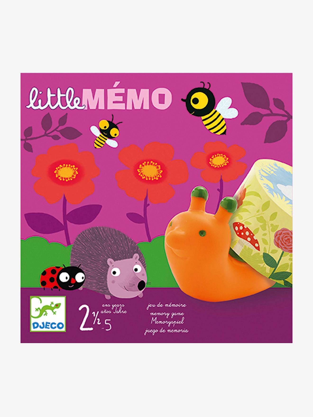 Jogo multicolorido Little Memo DJECO