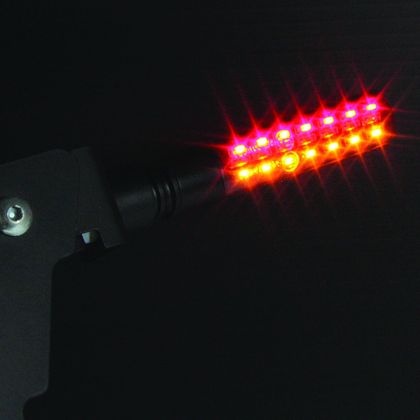 Clignotant Chaft Enigma LED multi fonctions et sequentiel (La paire) Universel - Noir
