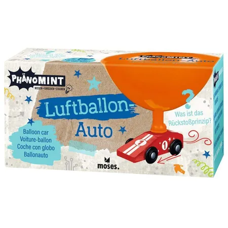 moses. PhänoMINT Luftballon-Auto, sortiert