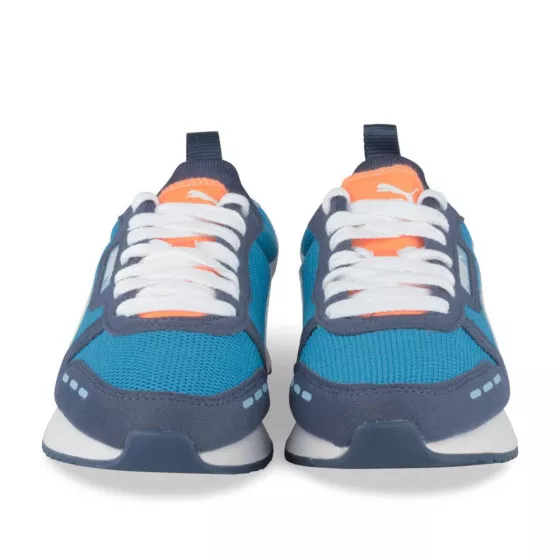 Baskets BLEU ORANGE PUMA R78 V JR