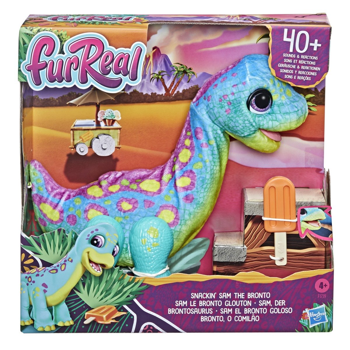 Sam le bronto glouton - dinosaure Fur real