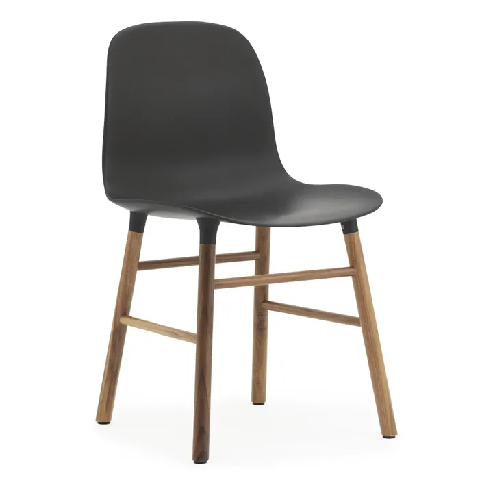 Normann Copenhagen Chaise Form en noyer | Noir