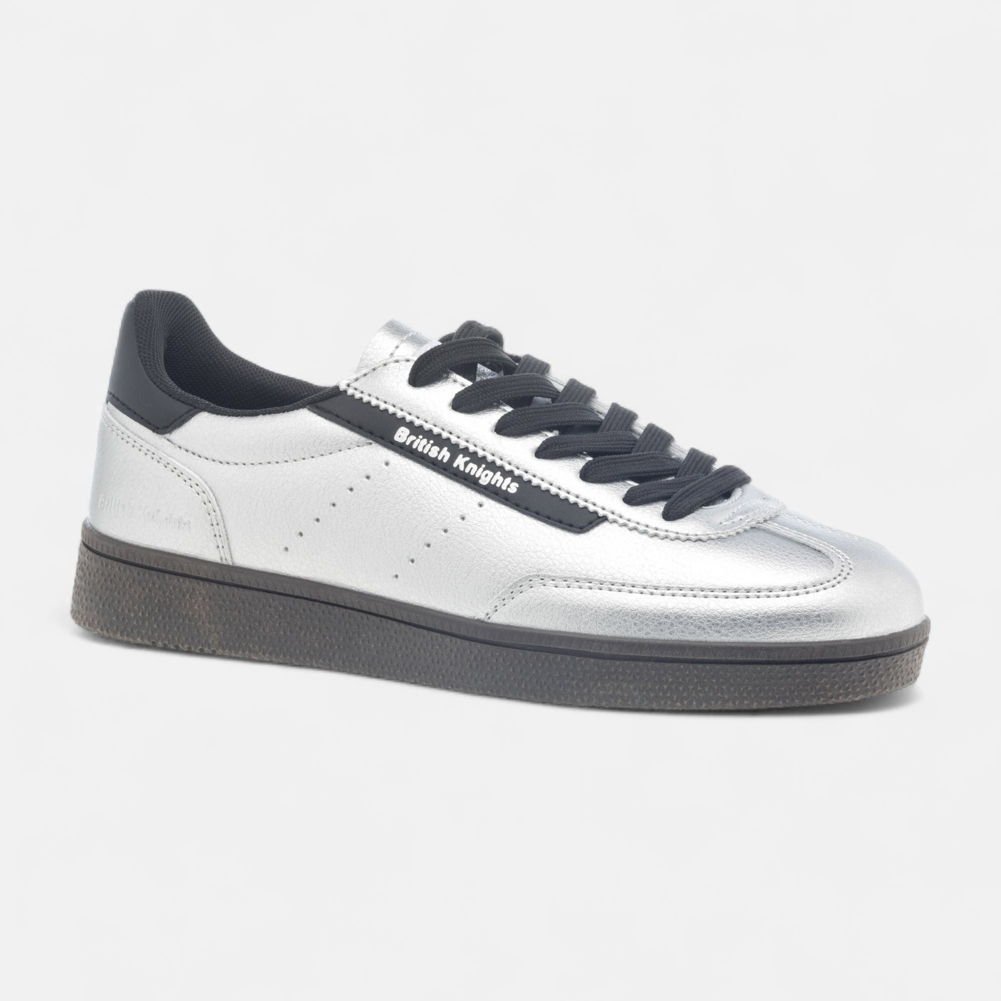Baskets basses Femme argent