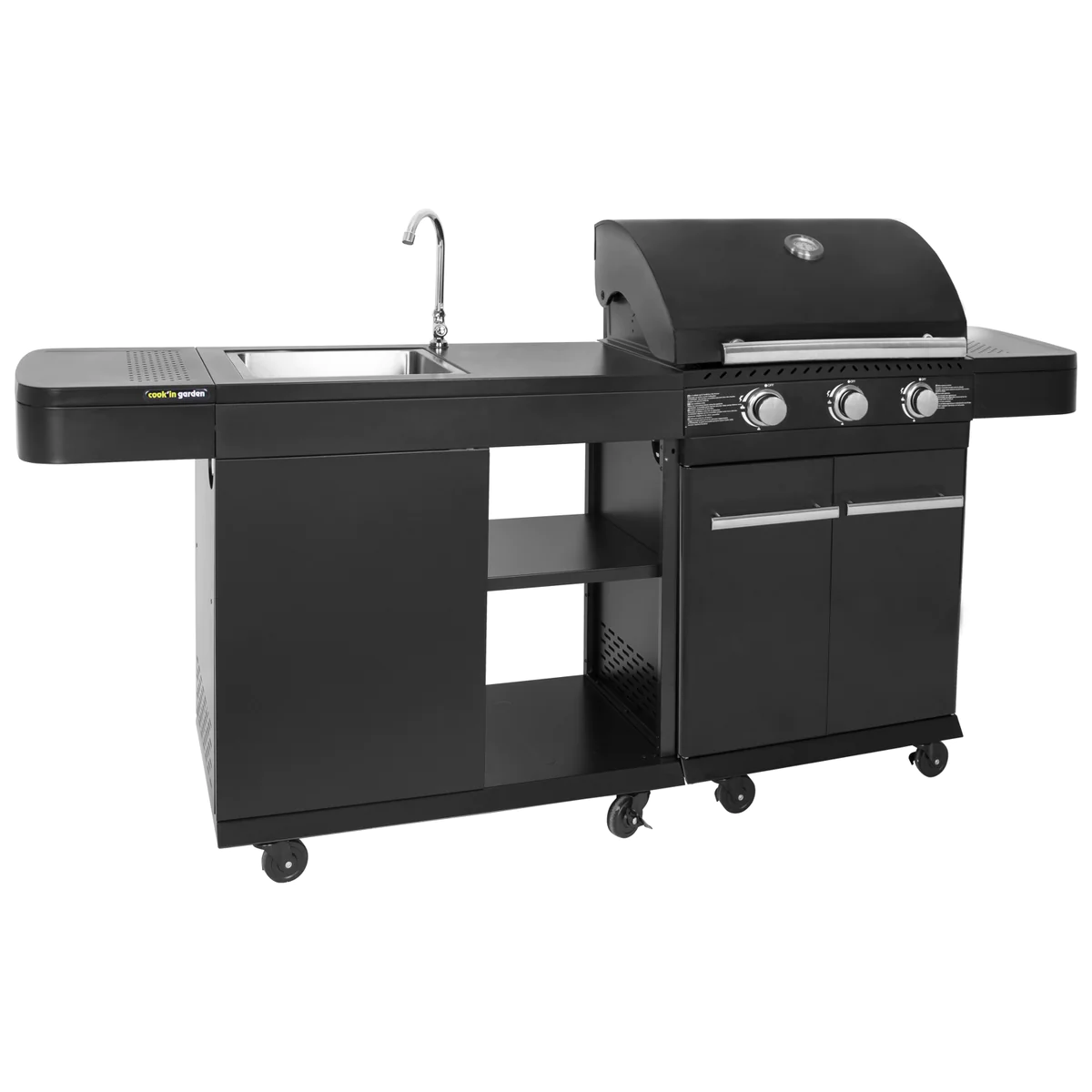 Cuisine extérieure modulable FYRA - 3 brûleurs Cook'in Garden