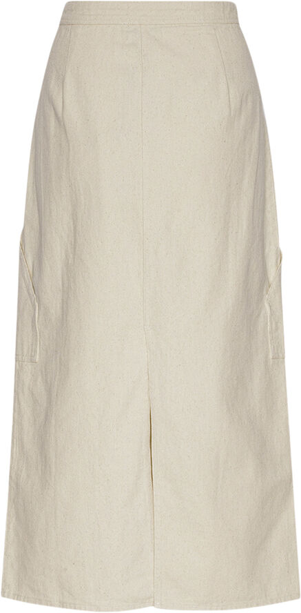 A-VIEW Line twill skirt Sand