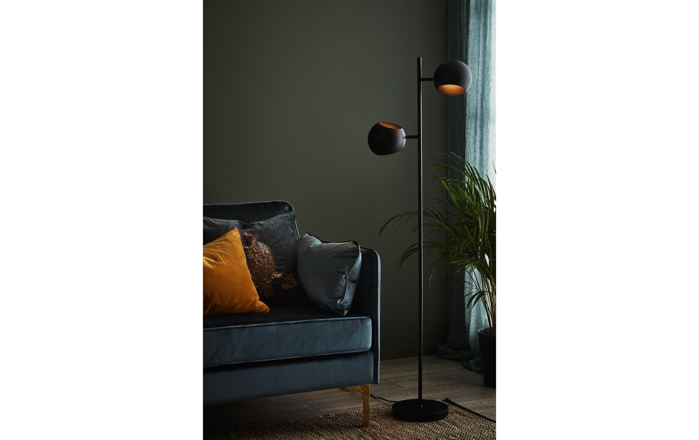 Markslöjd Stehlampe »2L Schwarz« E14