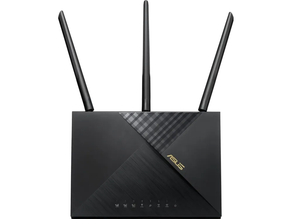 ASUS 4G-AX56 - Trådløs router - WWAN 4-port switch - 1GbE - Wi-Fi 6 - Dual Band eftersyn ikke inkluderet