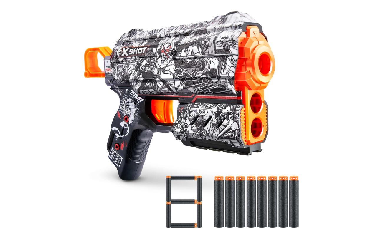 X-shot Skins Flux met 8 darts