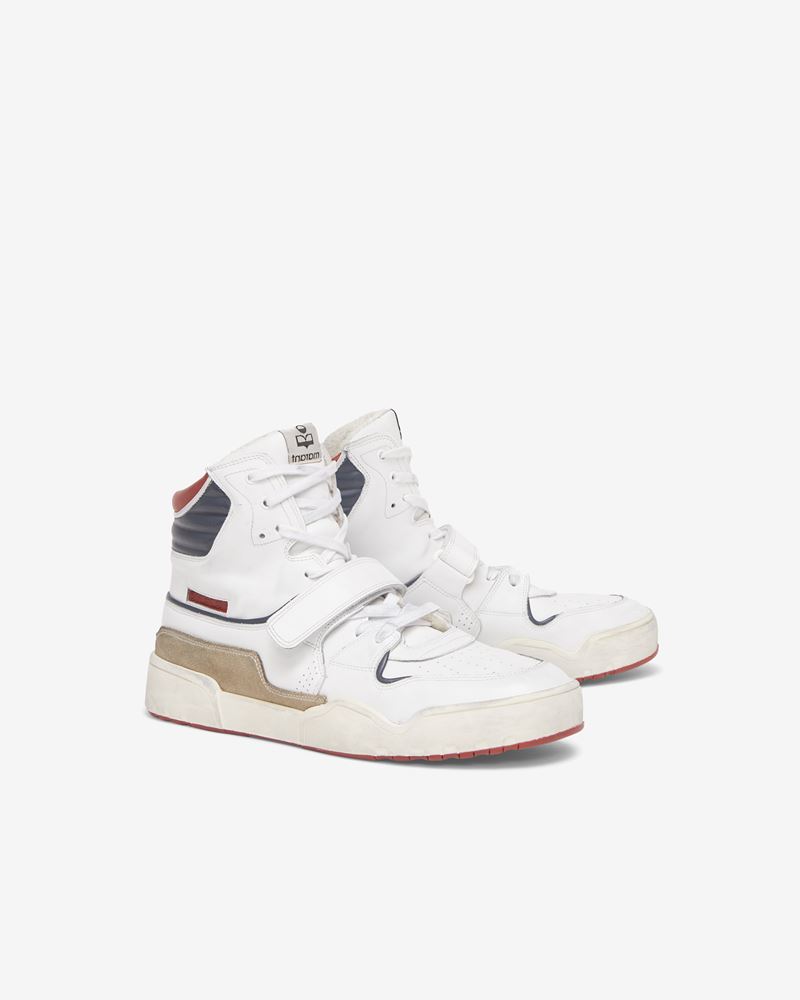 BASKETS HAUTES EN CUIR ALSEEH