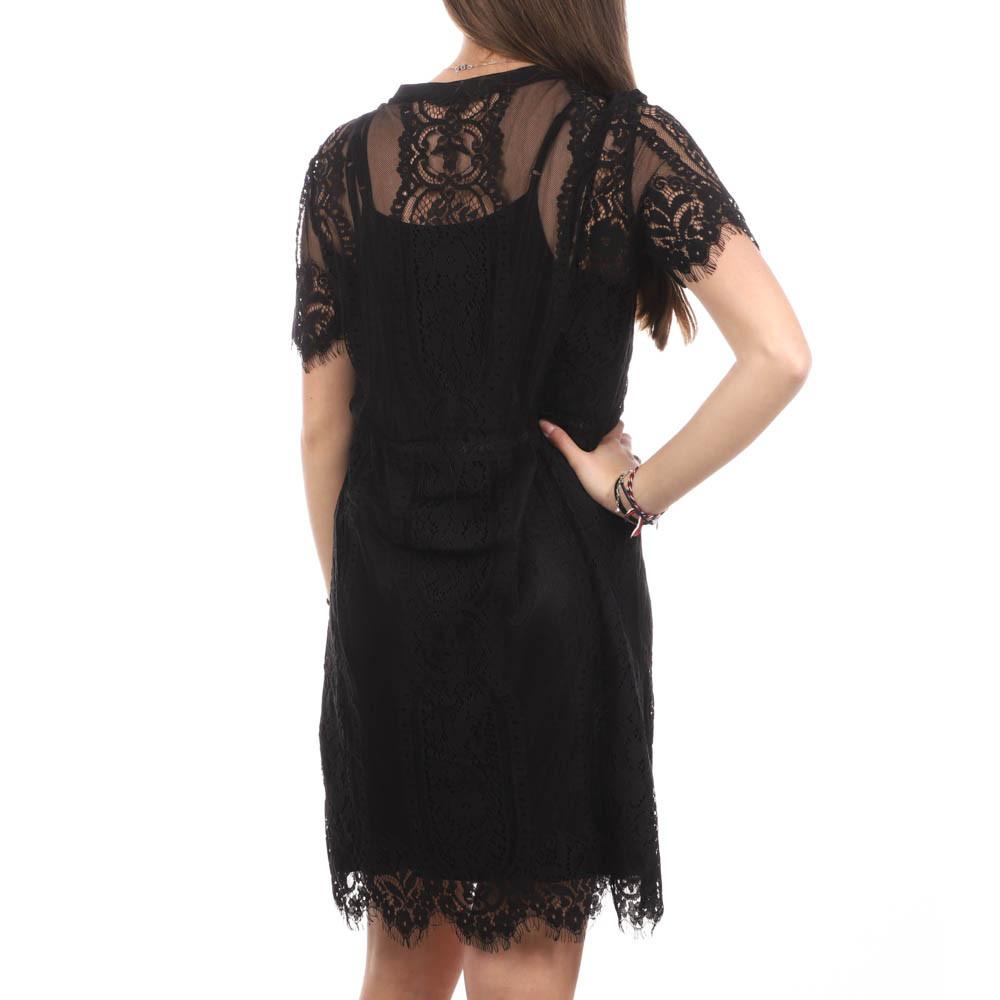 Teddy Smith Robe Noir Femme Teddy Smith R-dentelle