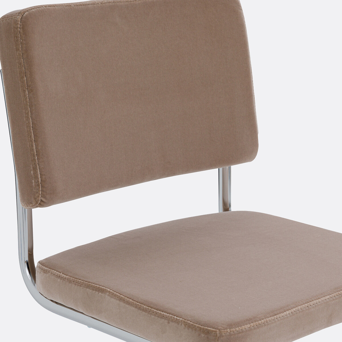 LA REDOUTE INTERIEURS<br>Conjunto de 2 cadeiras cantilever em veludo, Sarva