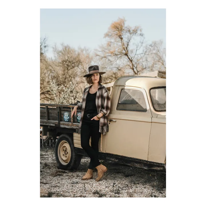 La Botte Gardiane Bottines Clint Cuir Velours | Camel