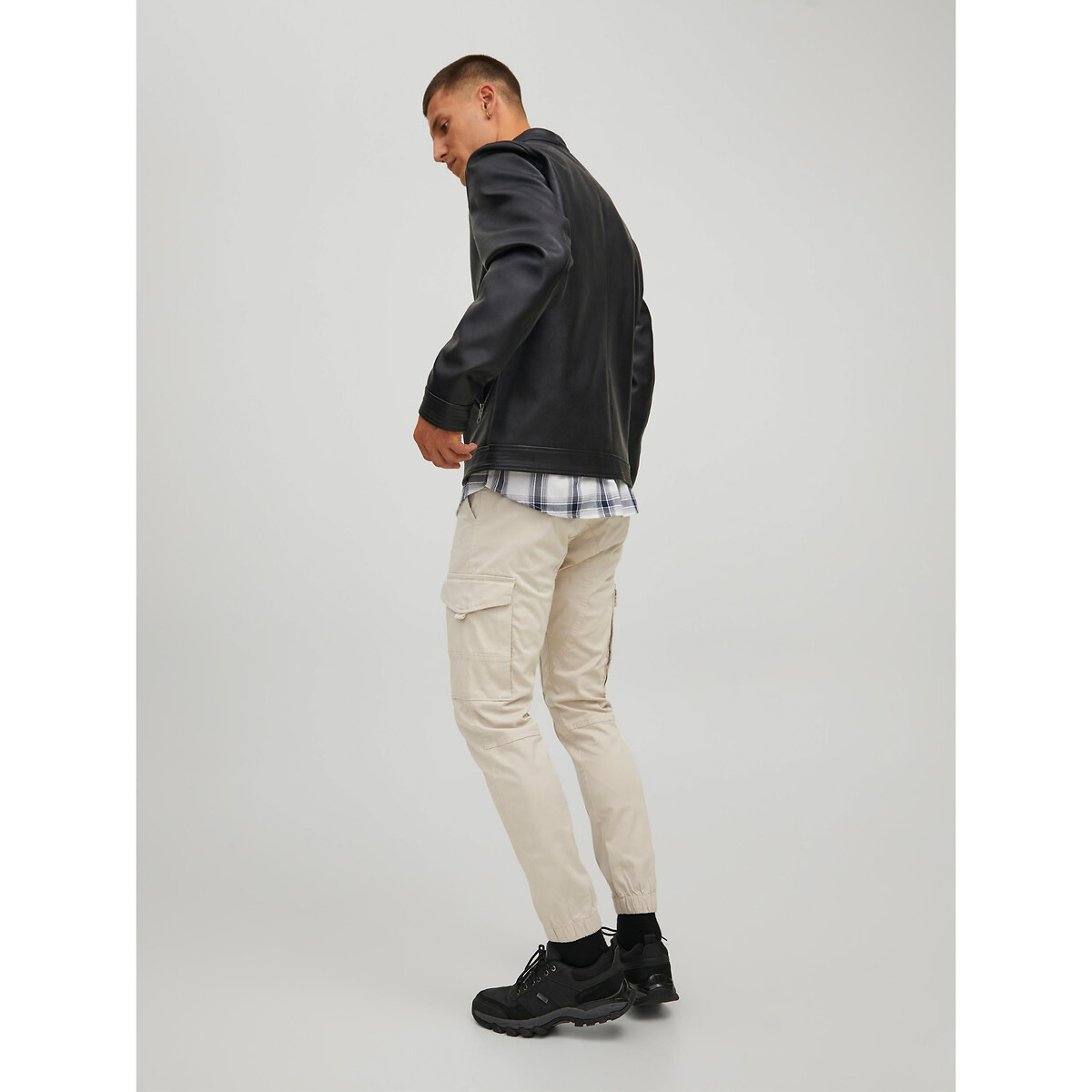 JACK & JONES<br>Jaqueta de couro sintético